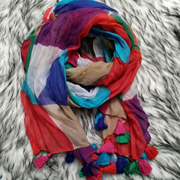 kate spade Accessories - Kate Spade Multicolored Scarf
